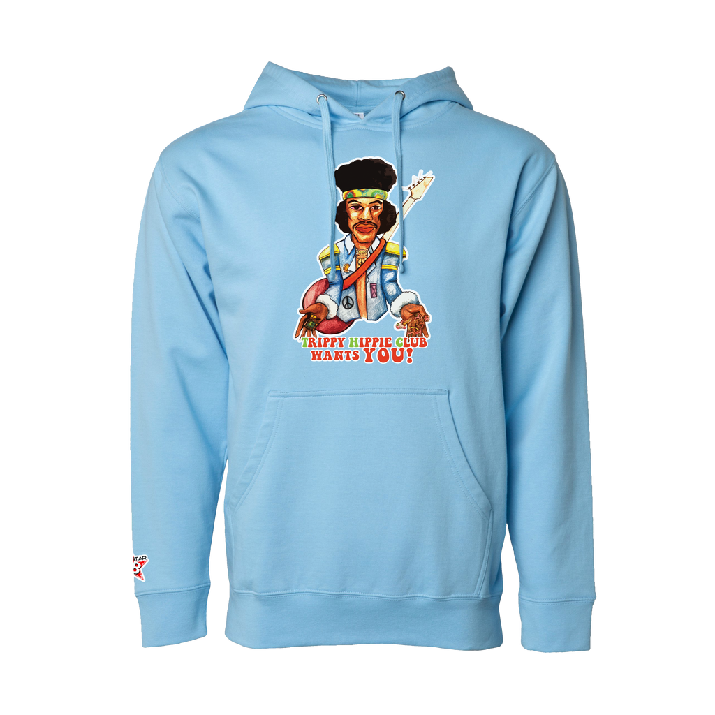 VOODOO CHILD POWDER BLUE HOODIE